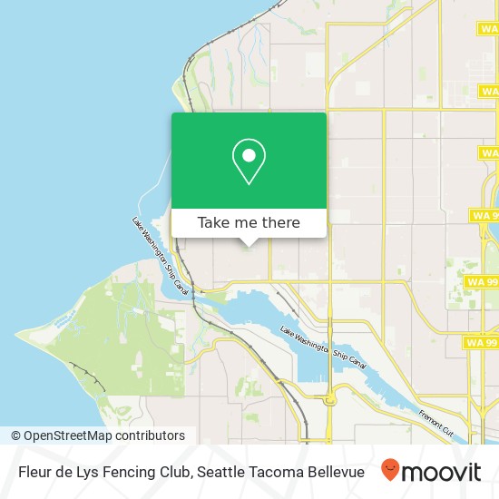 Fleur de Lys Fencing Club, 6020 28th Ave NW map