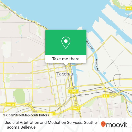 Judicial Arbitration and Mediation Services map