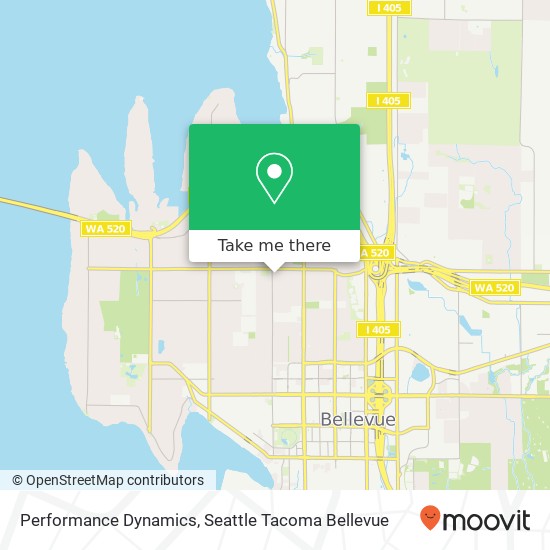 Performance Dynamics, 2304 100th Ave NE map