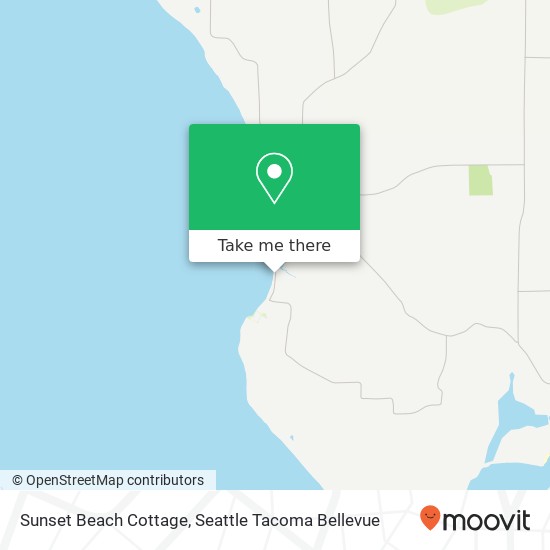 Mapa de Sunset Beach Cottage
