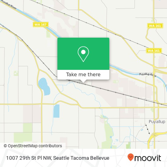 1007 29th St Pl NW, Puyallup, WA 98371 map