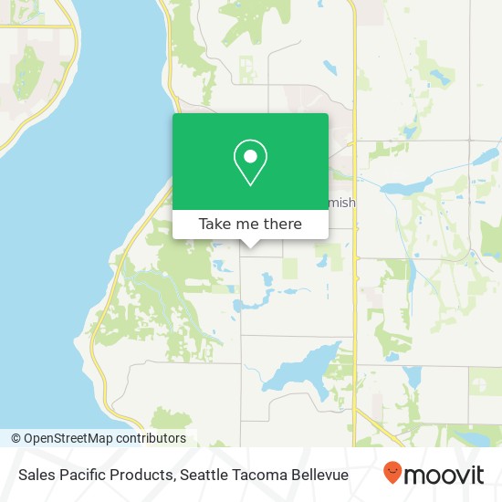Sales Pacific Products, 705 214th Ave SE map
