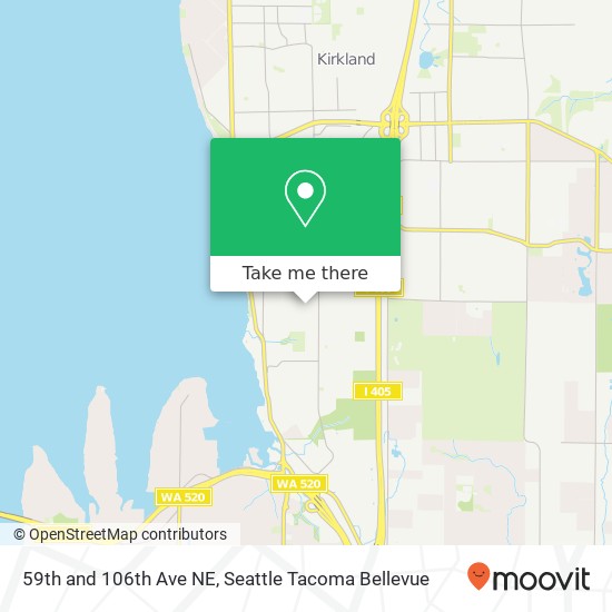 59th and 106th Ave NE, Kirkland, WA 98033 map