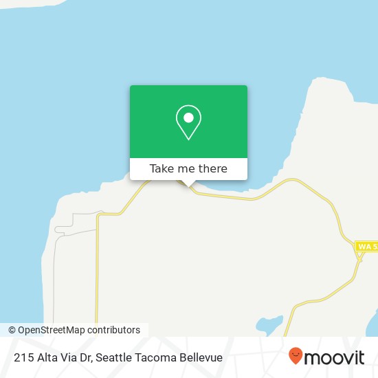 Mapa de 215 Alta Via Dr, Camano Island, WA 98282