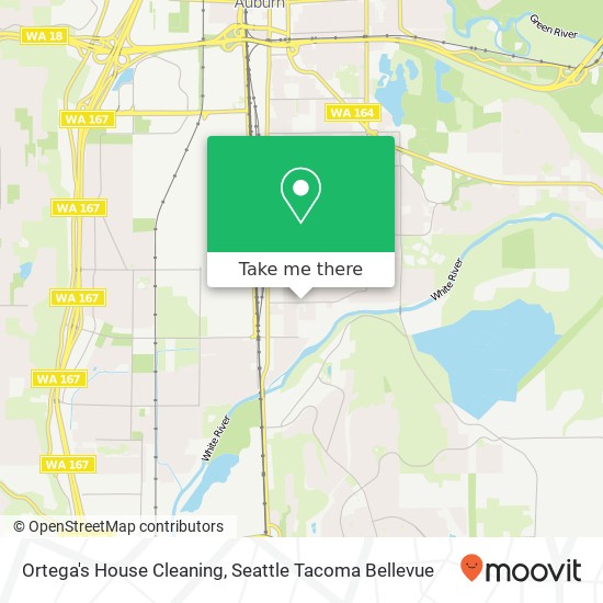 Mapa de Ortega's House Cleaning, 401 37th St SE