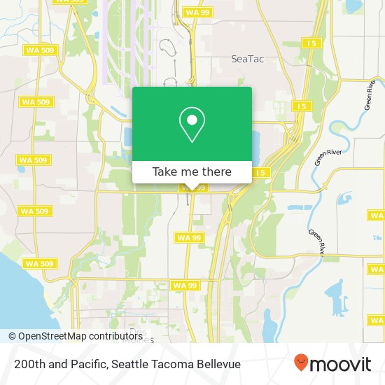 200th and Pacific, Seatac, WA 98188 map