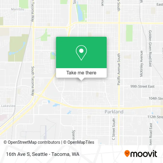 16th Ave S map