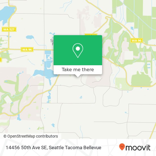 Mapa de 14456 50th Ave SE, Everett, WA 98208