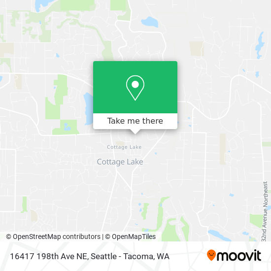 Mapa de 16417 198th Ave NE