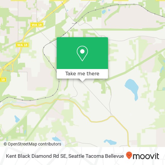 Mapa de Kent Black Diamond Rd SE, Auburn, WA 98092