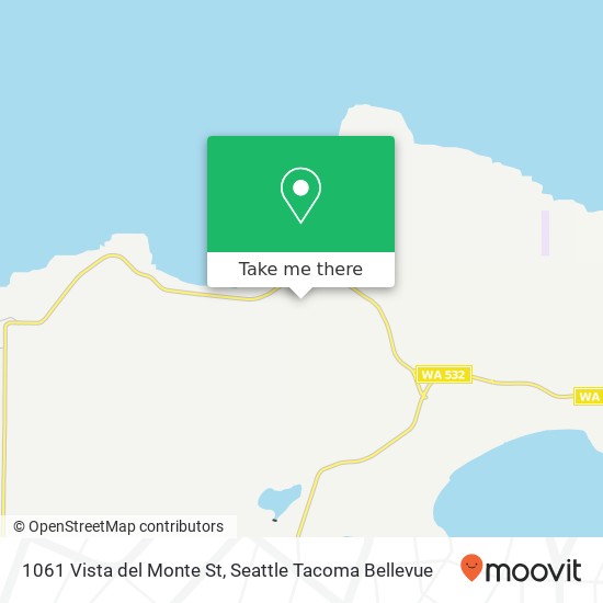 1061 Vista del Monte St, Camano Island, WA 98282 map