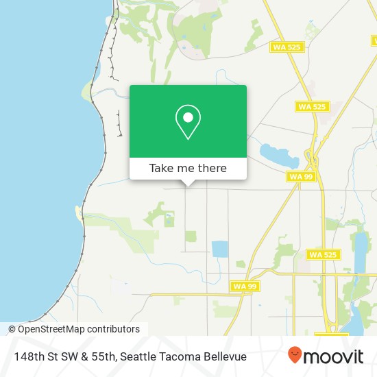 Mapa de 148th St SW & 55th, Edmonds, WA 98026