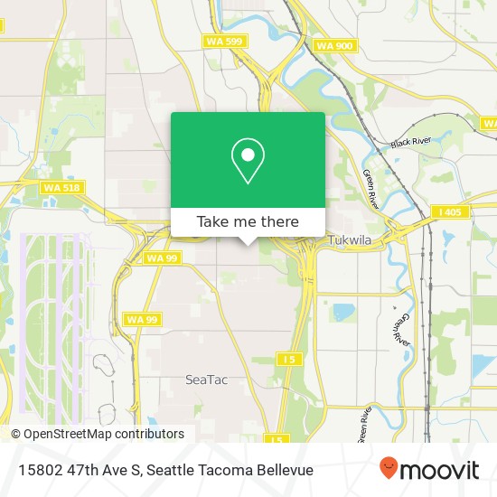 15802 47th Ave S, Tukwila (SEATTLE), WA 98188 map