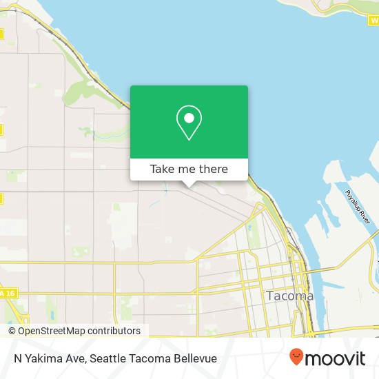 N Yakima Ave, Tacoma, WA 98403 map