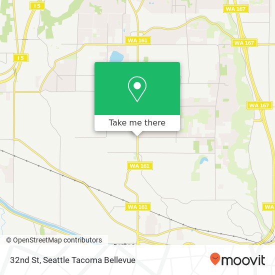 Mapa de 32nd St, Edgewood (SUMMIT), WA 98371