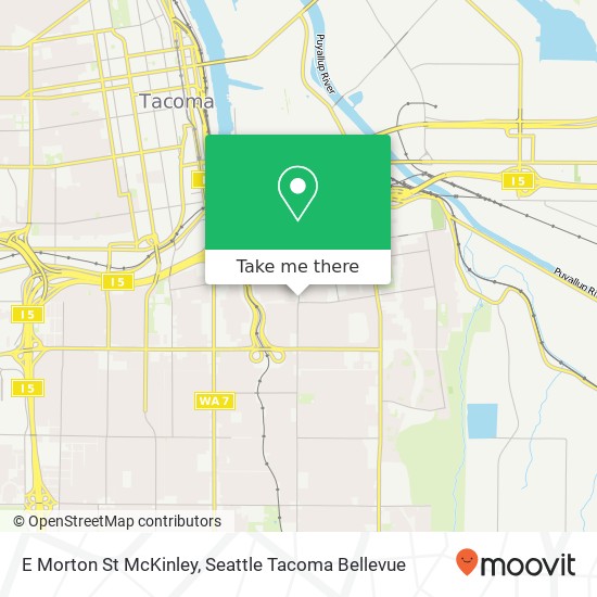 E Morton St McKinley, Tacoma, WA 98404 map