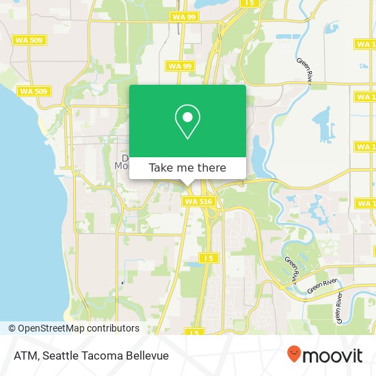 Mapa de ATM, 23031 Pacific Hwy S