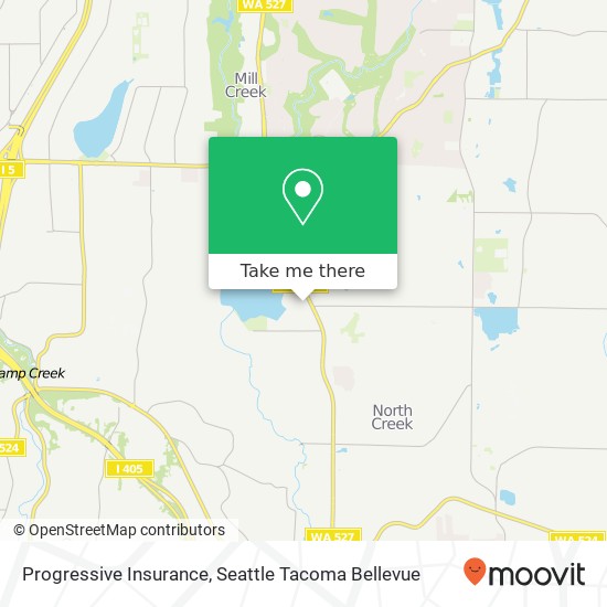 Progressive Insurance, 17928 Bothell Everett Hwy map