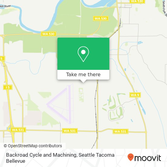 Backroad Cycle and Machining, 19114 61st Ave NE map