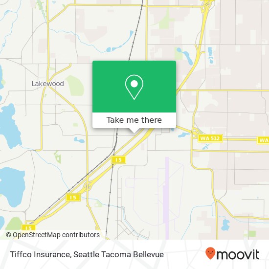 Mapa de Tiffco Insurance, 3853 108th St SW