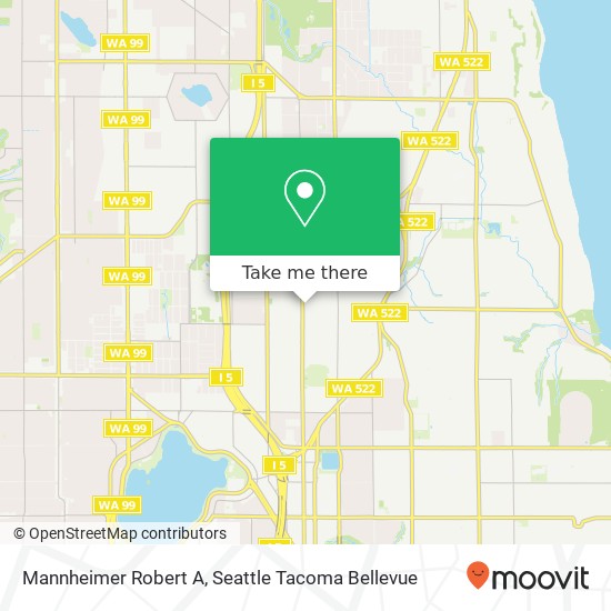 Mapa de Mannheimer Robert A, 9500 Roosevelt Way NE