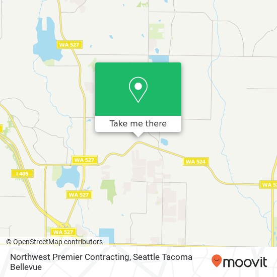 Northwest Premier Contracting map