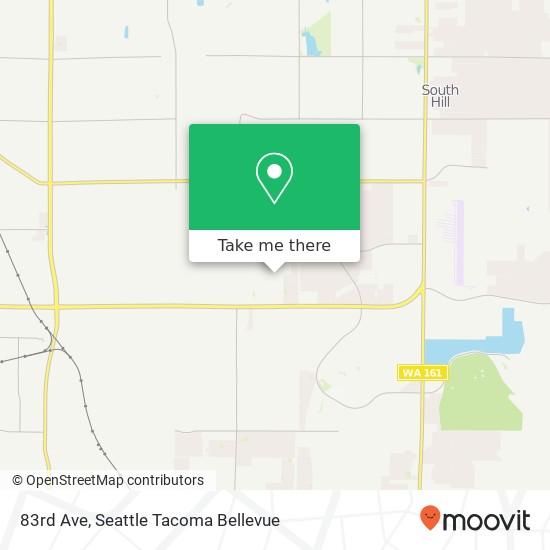 Mapa de 83rd Ave, Puyallup, WA 98375