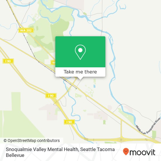 Snoqualmie Valley Mental Health, 401 Ballarat Ave N map