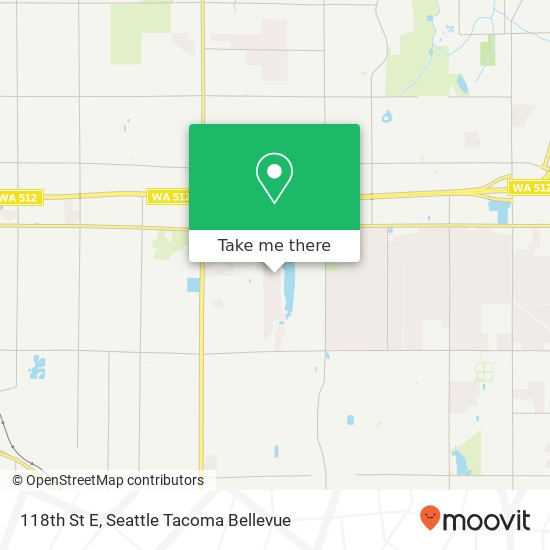 Mapa de 118th St E, Puyallup, WA 98373