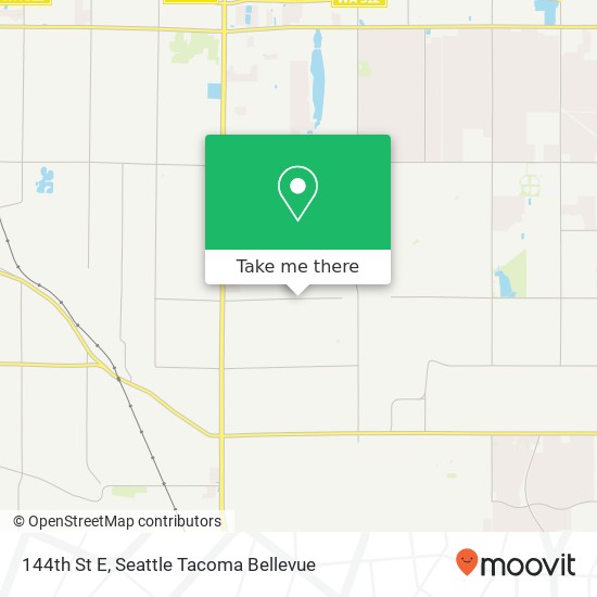 Mapa de 144th St E, Puyallup, WA 98373