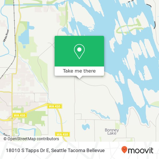 Mapa de 18010 S Tapps Dr E, Bonney Lake (LAKE TAPPS), WA 98391