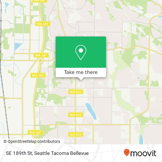 Mapa de SE 189th St, Renton, WA 98055