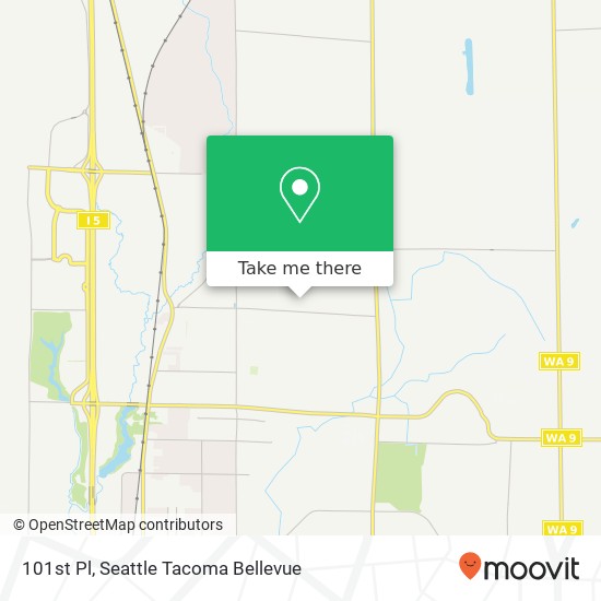 Mapa de 101st Pl, Marysville, WA 98270