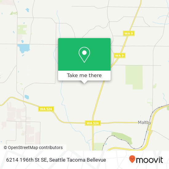 Mapa de 6214 196th St SE, Snohomish, WA 98296