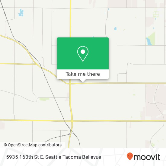 Mapa de 5935 160th St E, Puyallup, WA 98375