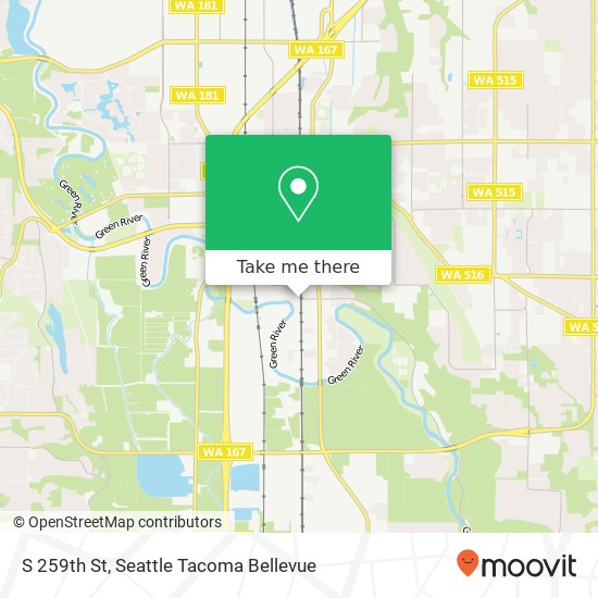 S 259th St, Kent, WA 98032 map