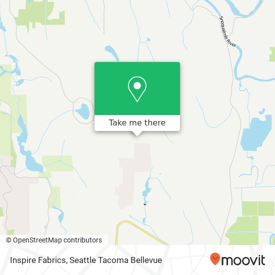 Mapa de Inspire Fabrics, 23832 148th Ave SE