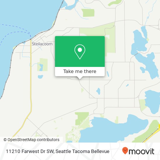 Mapa de 11210 Farwest Dr SW, Lakewood, WA 98498