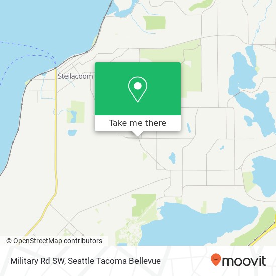 Mapa de Military Rd SW, Lakewood, WA 98498