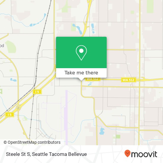 Steele St S, Lakewood, WA 98499 map