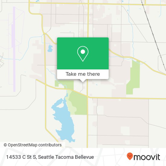 Mapa de 14533 C St S, Tacoma, WA 98444