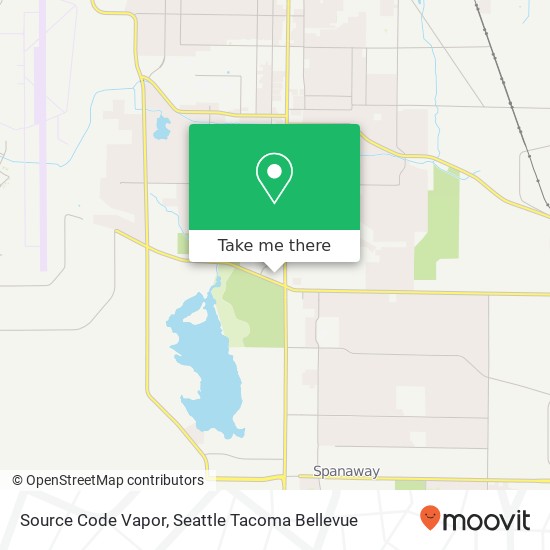 Mapa de Source Code Vapor, 14906 Pacific Ave S