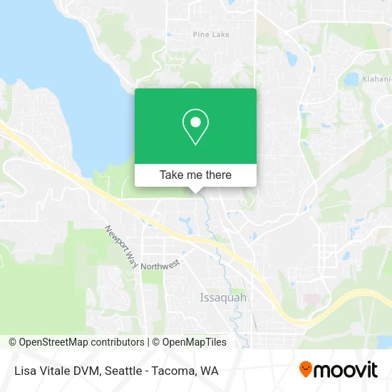 Lisa Vitale DVM map