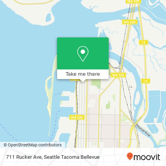 711 Rucker Ave, Everett, WA 98201 map