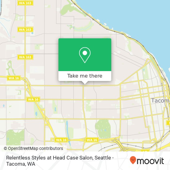 Relentless Styles at Head Case Salon map