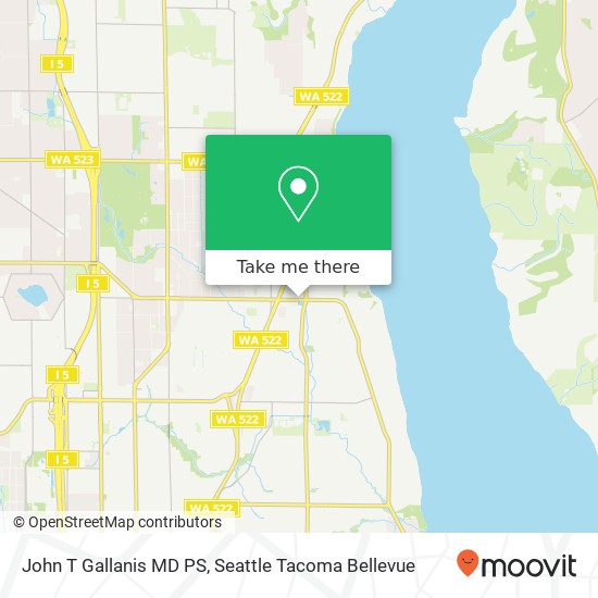 John T Gallanis MD PS, 3316 NE 125th St map