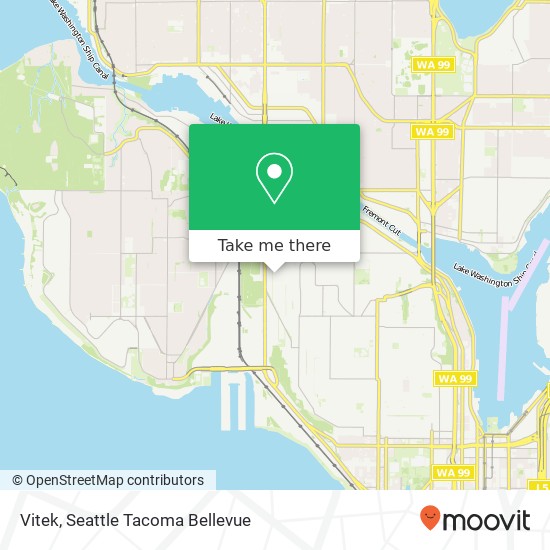 Mapa de Vitek, 2648 14th Ave W