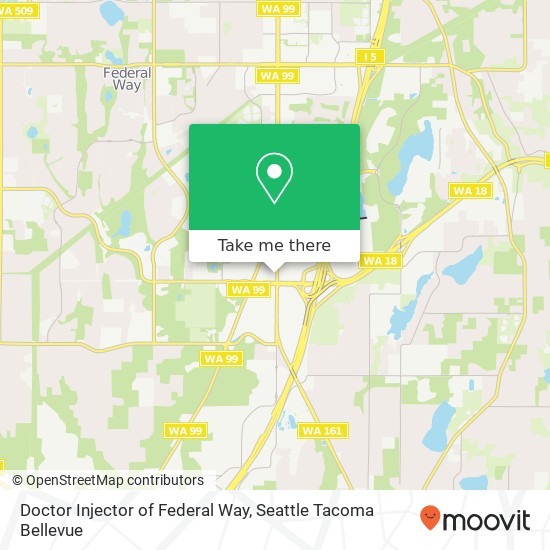 Mapa de Doctor Injector of Federal Way, 34703 16th Ave S