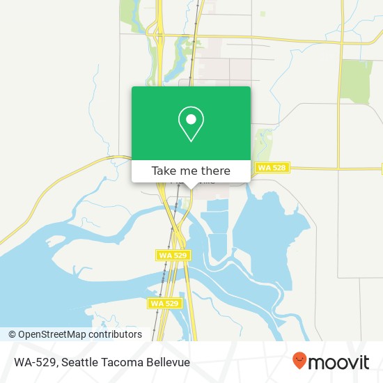 Mapa de WA-529, Marysville, WA 98270