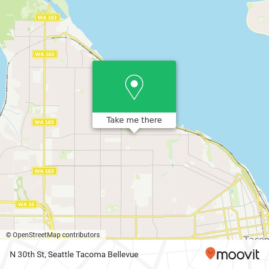 N 30th St, Tacoma, WA 98407 map